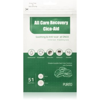 Purito All Care Recovery Cica Aid plasturi pentru piele problematică