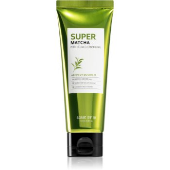 Some By Mi Super Matcha Pore Clean gel de curățare blând pentru pori dilatati