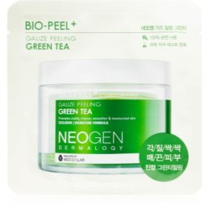 Neogen Dermalogy Bio-Peel+ Gauze Peeling Green Tea discuri pentru indepartarea impuritatilor pentru luminozitate si hidratare