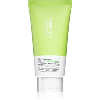 It´s Skin Tiger Cica Green Chill Down spuma pentru curatare racoritoare pentru ten acneic