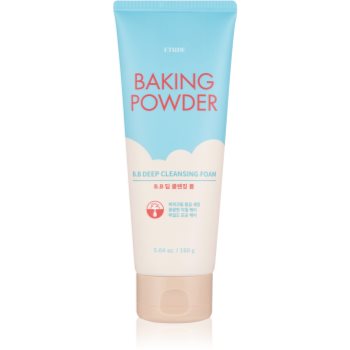 ETUDE Baking Powder spuma cremoasa pentru o curatare profunda cu efect exfoliant