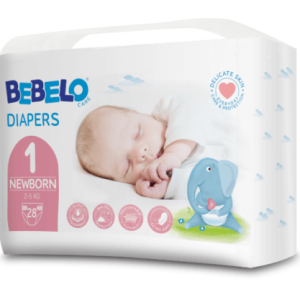 Bebelo Scutece pentru nou nascuti Numarul 1, 28 bucati