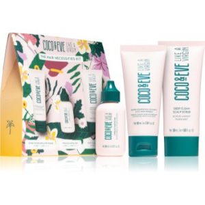 Coco & Eve Like A Virgin Hair Necessities Kit set (pentru un par stralucitor si catifelat)