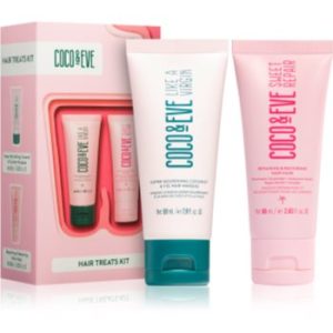 Coco & Eve Hair Treats Kit set cadou (pentru un par stralucitor si catifelat)