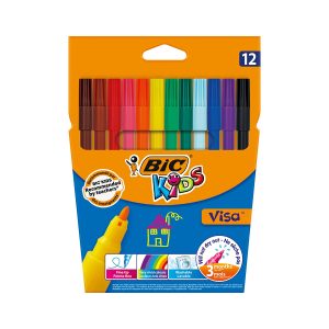Set carioci lavabile Visa Bic, P12