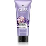 Schwarzkopf Gliss Blonde Hair Perfector masca de par regeneratoare pentru iluminarea părului sau pentru părul cu șuvițe