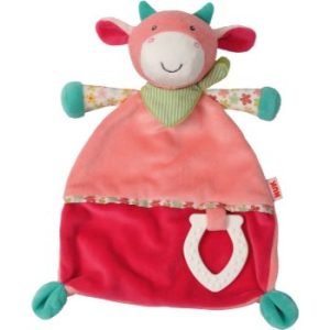 NUK Cuddle Cloth Cow animăluț moale, de jucărie