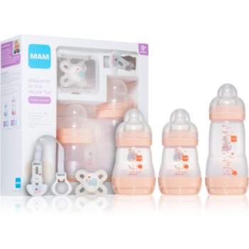 MAM Welcome to the World Pink set cadou (pentru bebeluși)