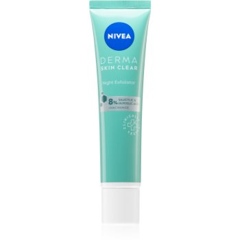 Nivea Derma Skin Clear exfoliant fin, de noapte