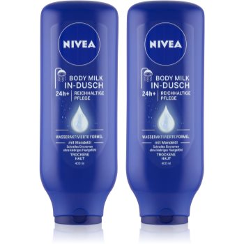 Nivea 24h lapte de corp pentru dus (ambalaj economic)