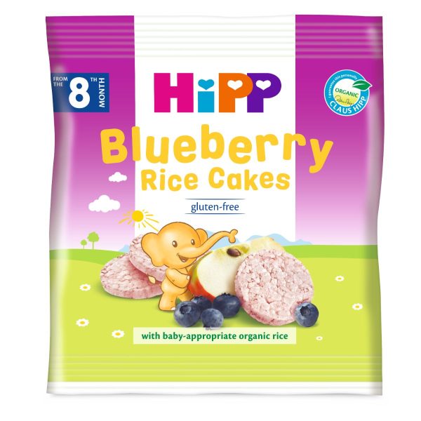 Rondele de orez cu afine, Hipp, 30g