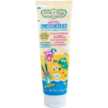 Jack N’ Jill Natural Sunscreen protectie solara pentru copii SPF 30