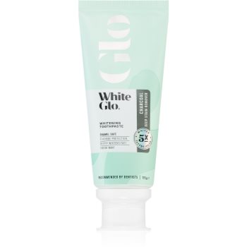 White Glo Glo Charcoal Pasta de dinti albire cu cărbune activ
