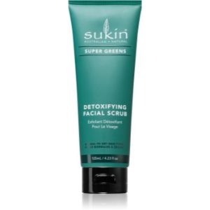 Sukin Super Greens exfoliant facial pentru netezirea pielii pentru ten normal spre uscat