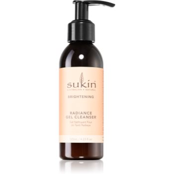 Sukin Brightening gel de curatare facial cu efect de hidratare