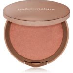 Nude by Nature Cashmere Pressed Blush fard de obraz sub forma de pudra cu efect de nutritiv