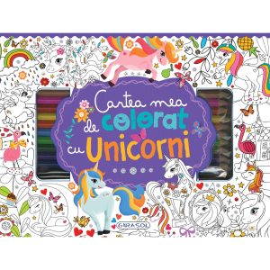 Cartea mea de colorat cu unicorni