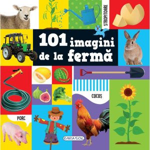 Carte cu animalute, 101 imagini de la ferma