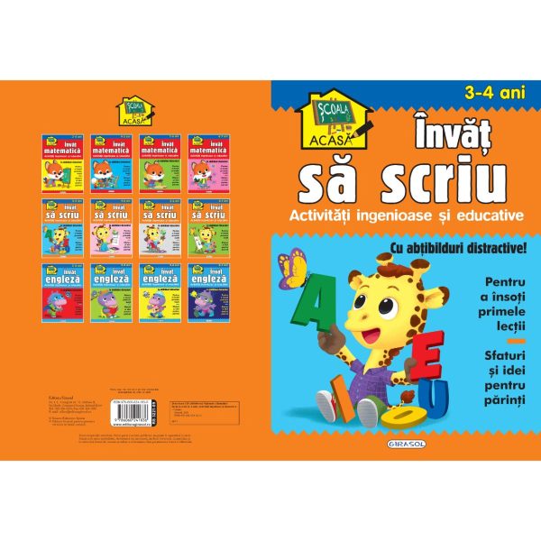 Scoala acasa, Invat sa scriu, 3-4 ani