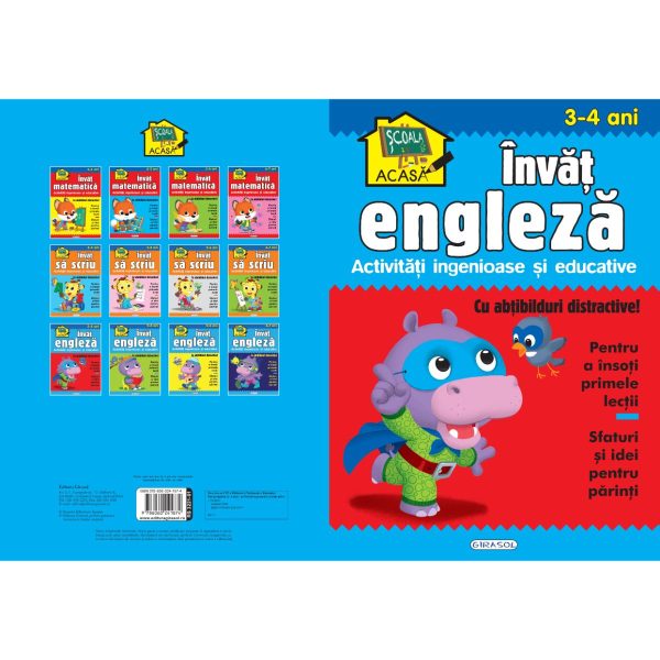 Scoala acasa, Invat engleza, 3-4 ani