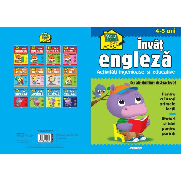 Scoala acasa, Invat engleza, 4-5 ani