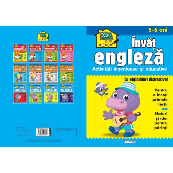 Scoala acasa, Invat engleza, 5-6 ani