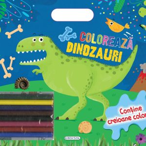 Coloreaza - Dinozauri (contine creioane)