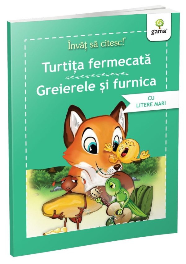 Invat sa citesc: Turtita fermecata, Greierele si furnica
