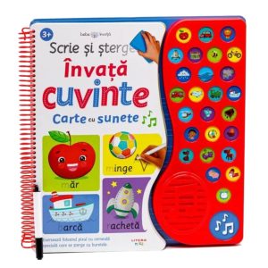 Scrie si sterge, Invata cuvinte, Carte cu sunete