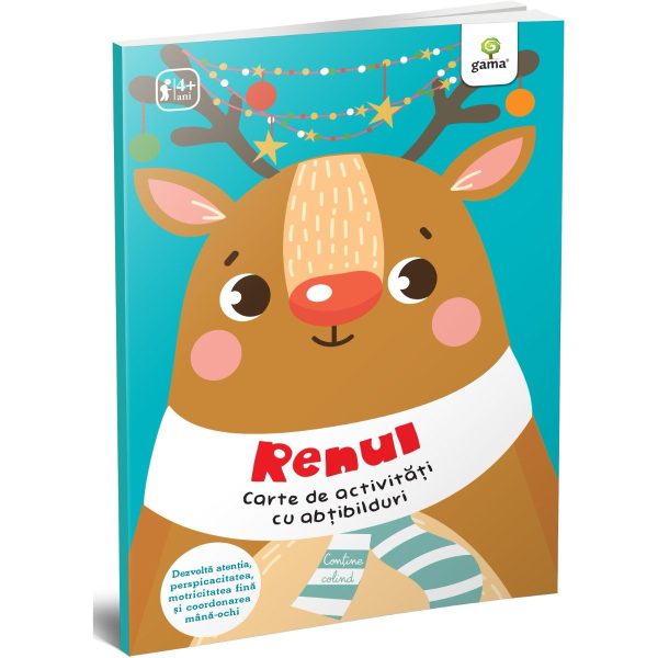 Renul, Carte de activitati cu abtibilduri, Activitatile mele de Craciun