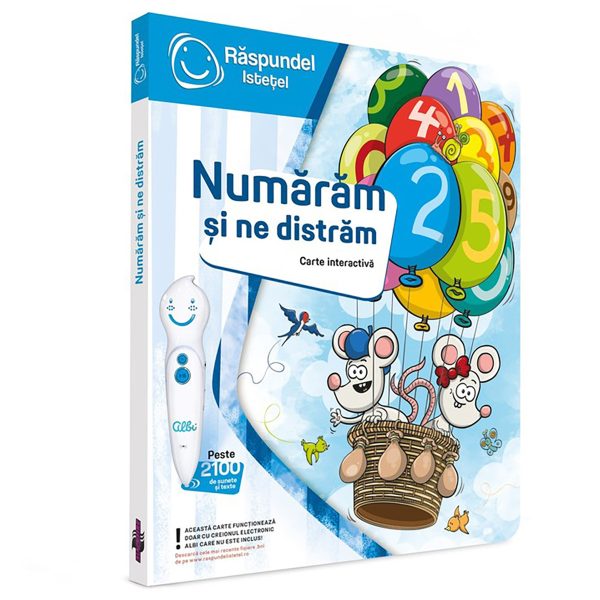 Carte interactiva, Raspundel Istetel, Numaram si ne distram