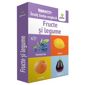 Fructe si legume, Invat limba engleza, Bingoletto