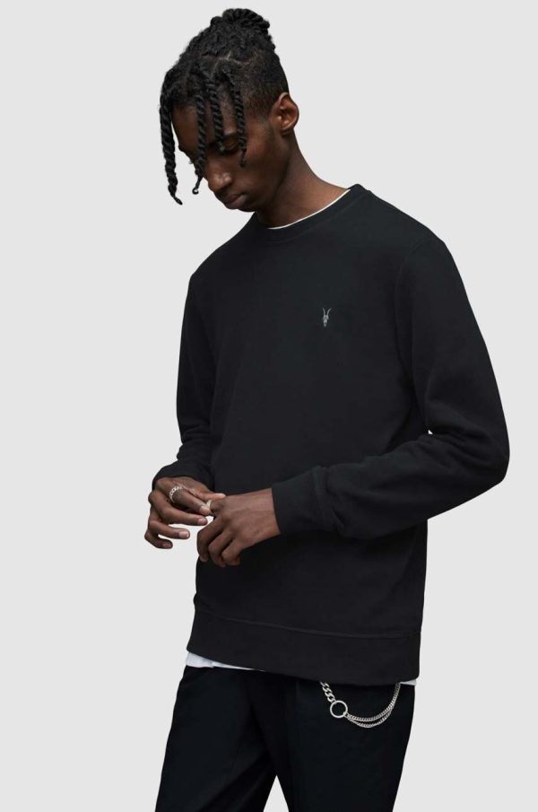 AllSaints - Bluza Raven Crew