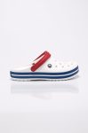 Crocs papuci CROCBAND 11016 barbati, culoarea alb 11016.WhiteBlueJean-WhBluJean