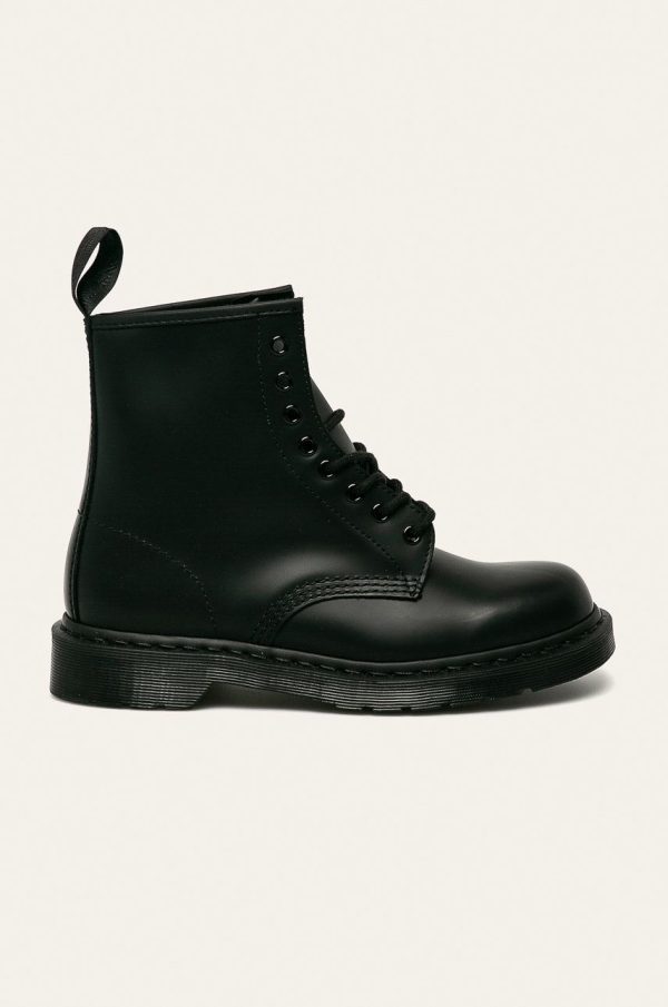 Dr. Martens ghete de piele 1460 Mono barbati, culoarea negru 14353001-Black