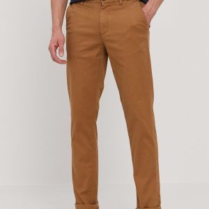 Selected Homme Pantaloni bărbați, culoarea maro