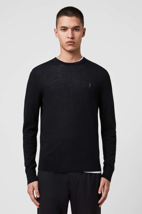 AllSaints - Pulover Mode Merino Crew