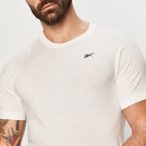 Reebok Tricou U5.C8273 culoarea alb, cu imprimeu
