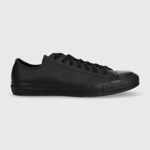 Converse tenisi de piele barbati, culoarea negru