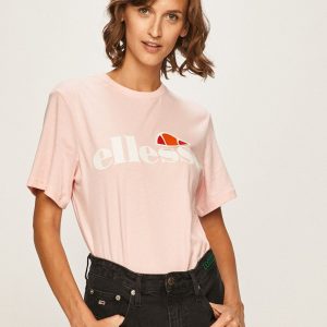 Ellesse tricou din bumbac culoarea roz SGS03237-White