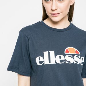 Ellesse tricou din bumbac culoarea albastru marin SGS03237-White