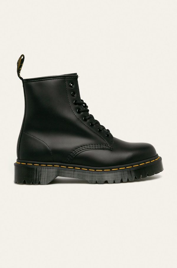 Dr. Martens bocanci de piele 1460 Bex Smooth bărbați, culoarea negru