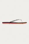 Roxy slapi femei, culoarea negru, cu toc plat