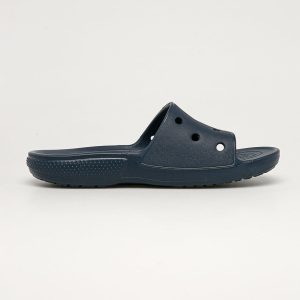 Crocs papuci Classic Slide barbati, culoarea albastru marin, 206121