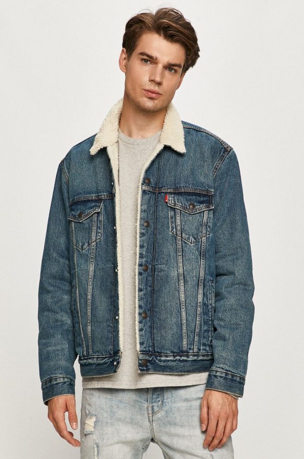 Levi's - geacă jeans 16365.0128-MedIndigoW