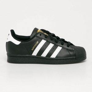 adidas Originals ghete de piele Superstar culoarea negru EF5398