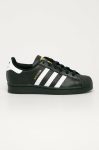 adidas Originals ghete de piele Superstar culoarea negru EF5398