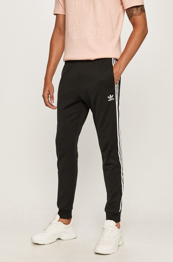 adidas Originals - Pantaloni GF0210 GF0210-BLK/WHT