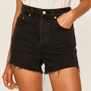 Levi's - Pantaloni scurți jeans 77879.0052-Blacks