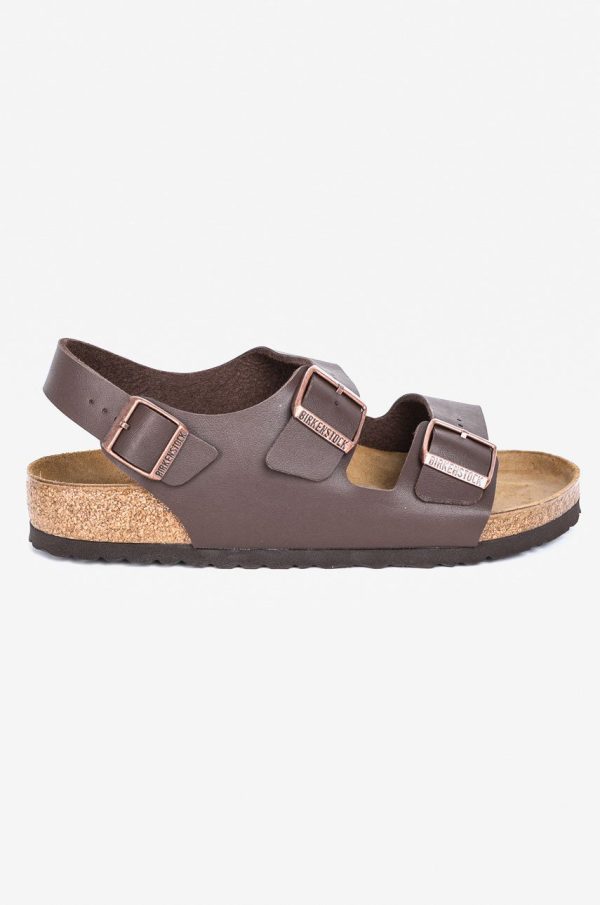 Birkenstock - sandale Milano Bs 34701.M-Dark.Brown
